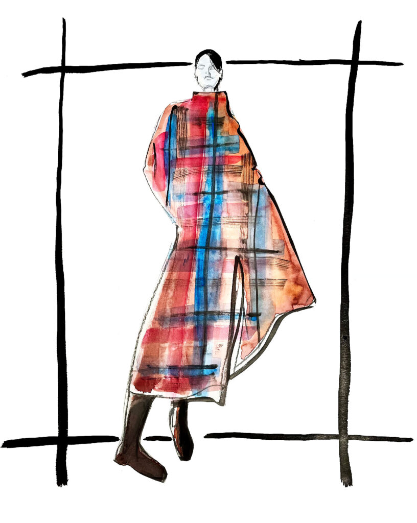 Big Plaid Coat